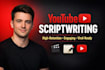 write high retention youtube scripts