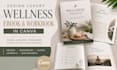 design luxury wellness ebook and workbook in canva