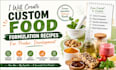 create custom food formulation recipes for product development