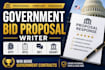 write government bid proposal rfp rfq and grant applications
