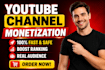 complete youtube channel monetization requirements