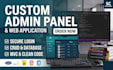 build a custom admin panel, crud or web application in PHP mysql