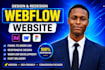 design and develop a professional responsive webflow website, figma to webflow