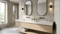 design bathroom interior, kitchen and bar  interior in 3d and render