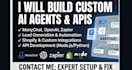 build manychat ecommerce chatbot website api integration and fix error and bugs