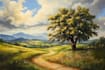 landscape oil painting art