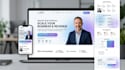 design engaging webinar slides or online course presentation
