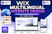 create wix multilingual website wix design and website translation