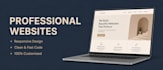 design a modern responsive landing page or front end website