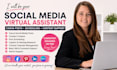 be your social media virtual assistant for canva posts and scheduling