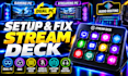 setup and fix dual PC obs with stream deck, hotkeys and fix audio routing issue