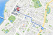 design professional office map, company location map and custom google map