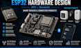 design esp32 wifi bluetooth embedded hardware pcb for smart and connected device