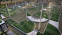 custom 3d mini golf course,golf hole,recreational facility,golf layout rendering