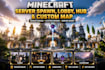 build minecraft server spawn, lobby, hub and custom map