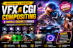 create cinematic vfx, cgi compositing and unreal engine 5 visuals