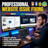 fix HTML CSS javascript bugs and responsive website issues