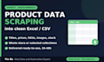 scrape shopify or any ecommerce product data into excel or csv