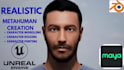 create realistic character mode 3d metahuman character daz 3d game character