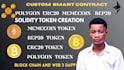 create custom solana token polygon bep20 erc 20 token memecoin smart contract