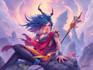 make illustration in fantasy and medieval style