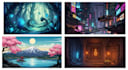 create illustrations and environments for your project