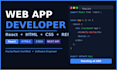 build a responsive website or web app using react and HTML CSS