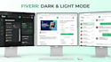 build a modern responsive website with dark and light mode