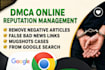remove infringing content from google search and images under dmca