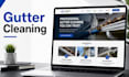create gutter cleaning website, cleaning service bid proposal writing