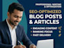 write high ranking SEO articles and blog posts