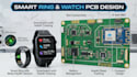 design smart ring and smartwatch pcb with ble, health and sleeping tracking