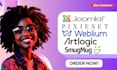 design website on smugmug pixieset artlogic slickpic weblium joomla
