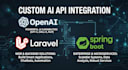 build custom ai API middleware and llm integrations for your backend