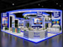 design custom trade show booth 3d exhibition stand and modern kiosk