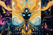 create surreal, psychedelic, abstract art