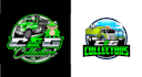 create modern creative dump truck logo design with new concepts