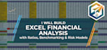 build excel financial analysis with ratios, benchmarking and risk models