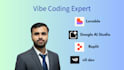 vibe code ai mobile apps, website in google ai studio, replit, lovable v0 vercel