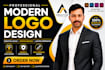 create a professional modern minimalist logo design