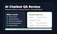test and evaluate ai chatbot responses
