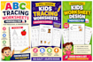 design kids tracing worksheets printable PDF for preschool