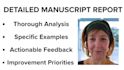 provide a detailed developmental editing report