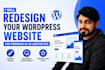 redesign your wordpress website for premium UI UX aesthetics