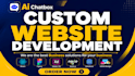 build custom ai website, ai web application, ai chatbot and automation solutions