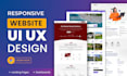 design responsive website UI UX and dashboard UI UX
