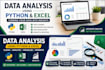 do business data analysis and visualization using python