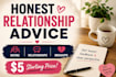 give honest relationship advice