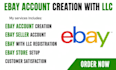 create ebay seller account ebay account creation high selling limit