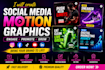 make socialmedia motion graphics posts
